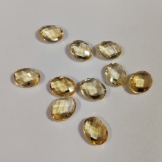 Citrine 9x7mm oval briolette 1.63 cts